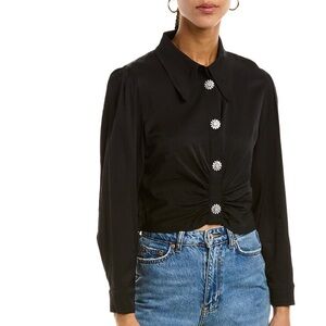 Ba&sh Kiss shirt in Black